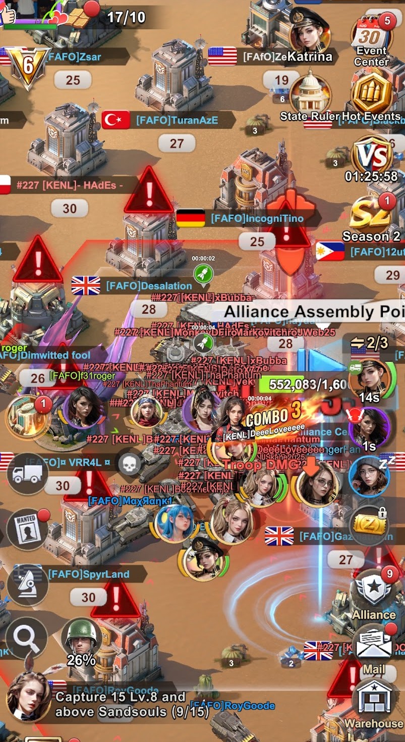 S2 and 1st Glory Wars